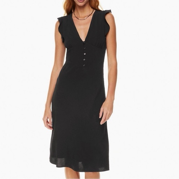 Aritzia Dresses & Skirts - Aritzia Sunday Best Exude Midi Chiffon Dress